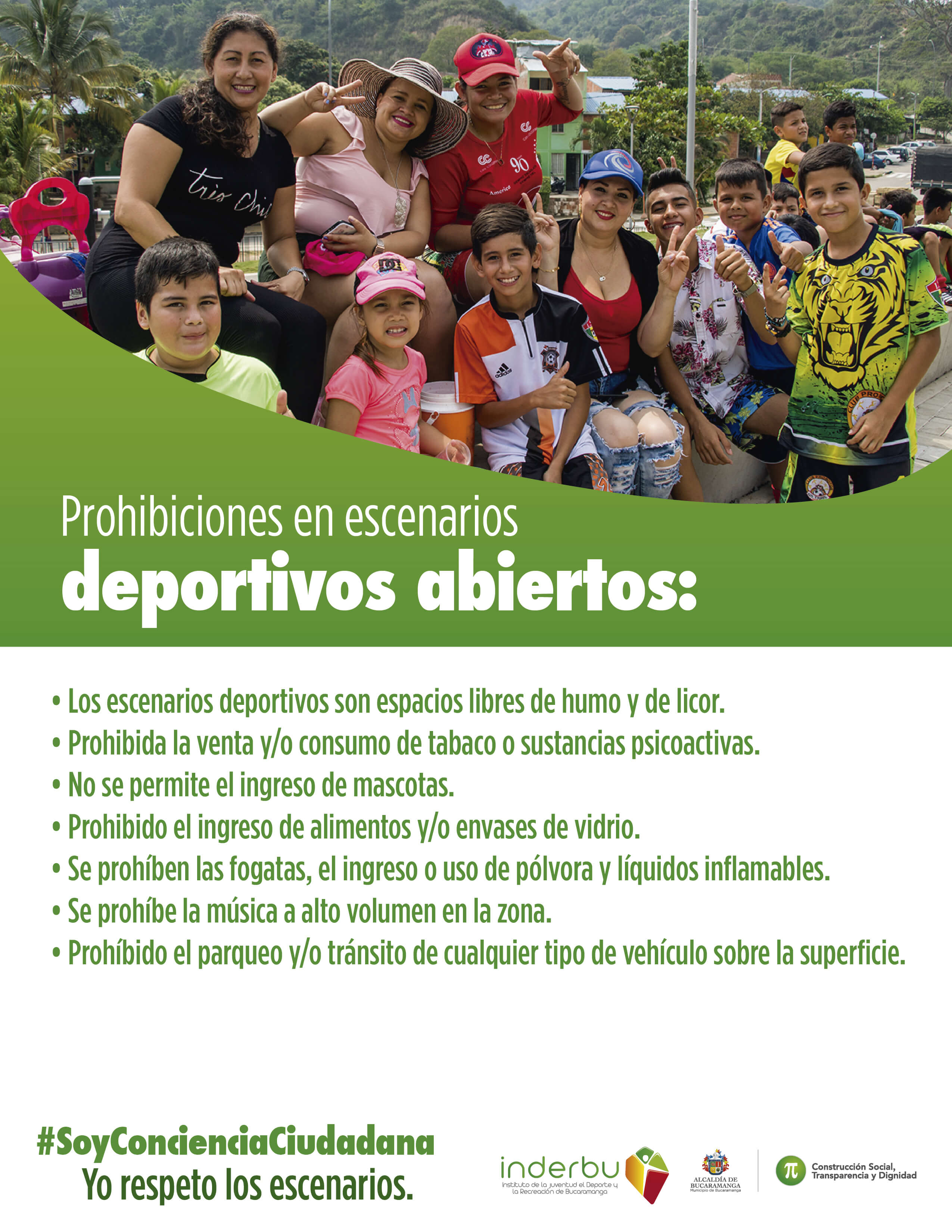 reglas de uso de escenarios